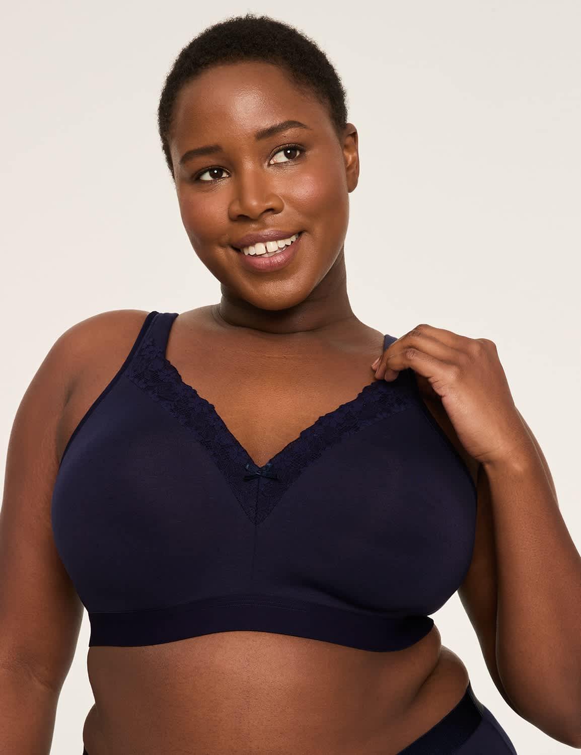 cotton lightly lined no-wire bra