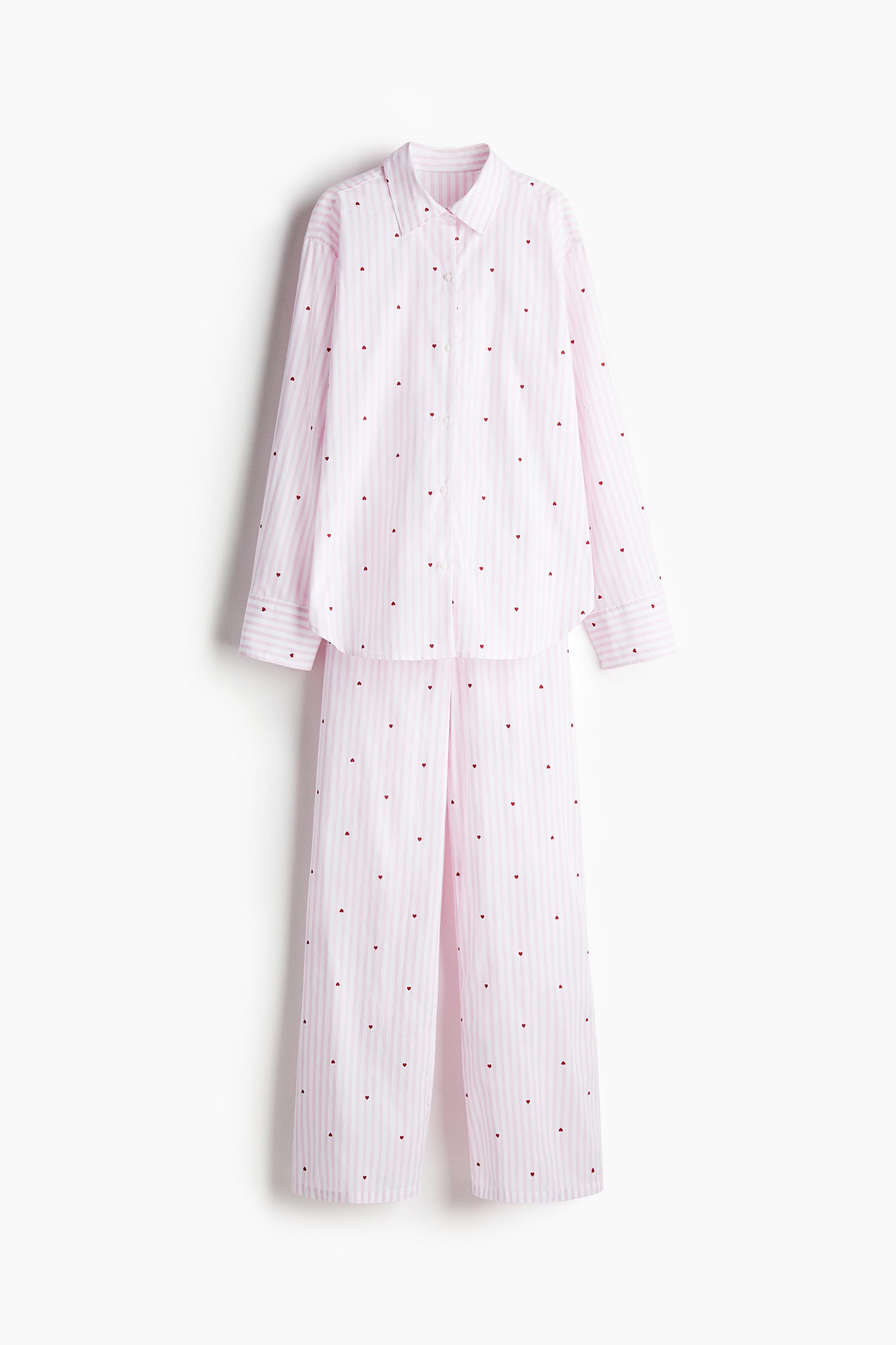 cotton poplin pajamas