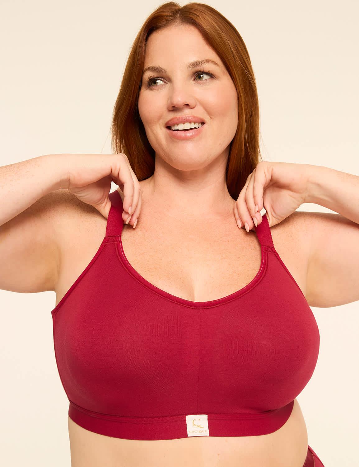 cotton scoop-neck lightly lined no-wire bra