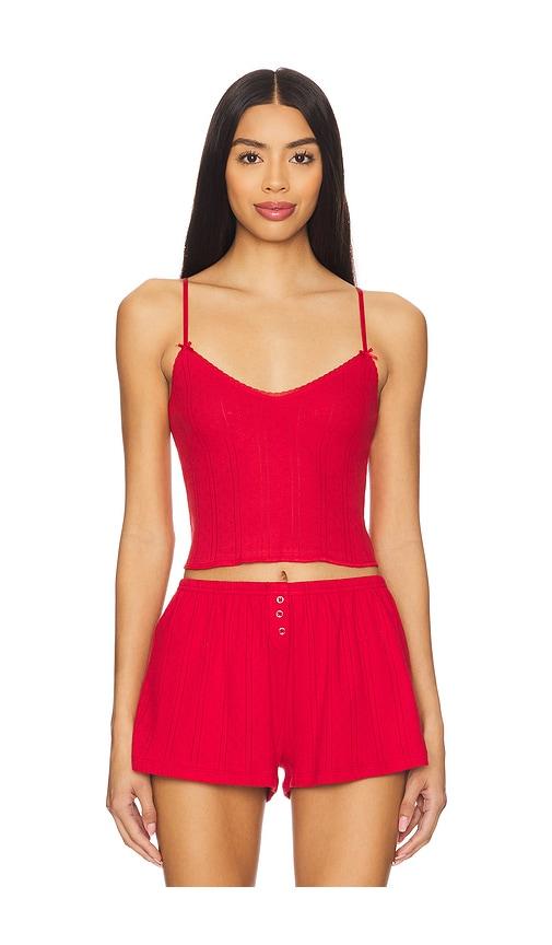 cou cou intimates the cami top in red. - size l (also in xl)