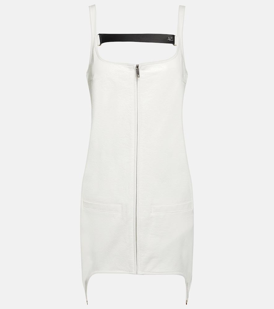 courrèges cotton-blend minidress