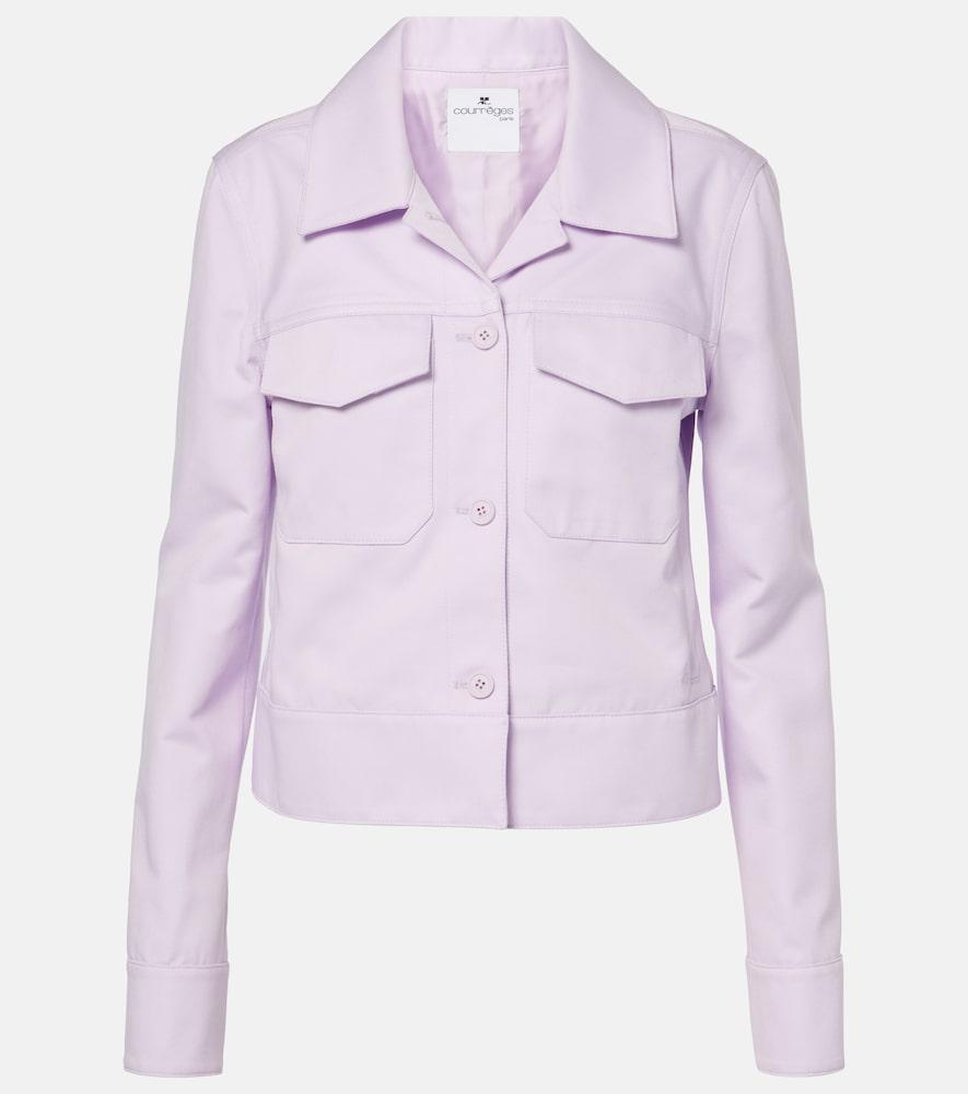 courrèges logo jacket