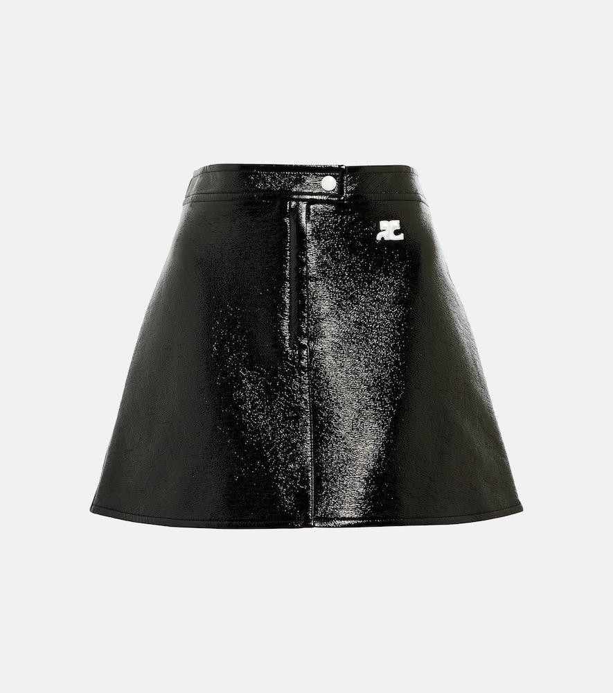 courrèges logo miniskirt