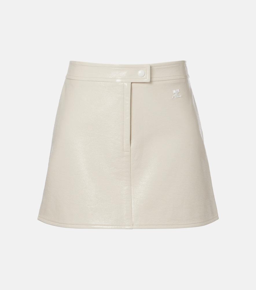 courrèges reedition logo miniskirt