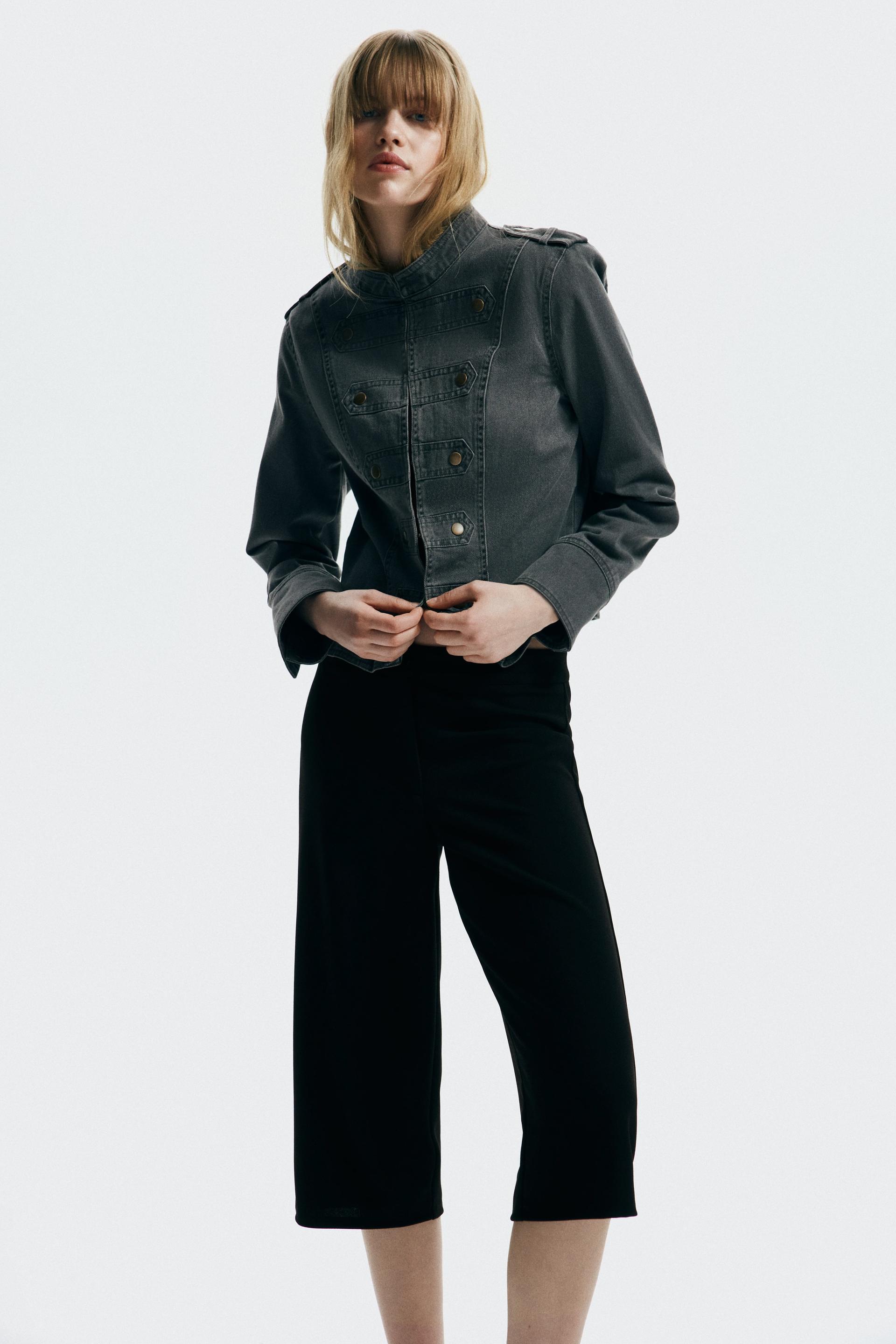 crêpe jersey capri pants