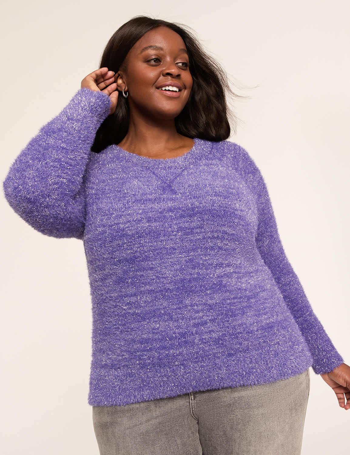 crew-neck pullover sweater