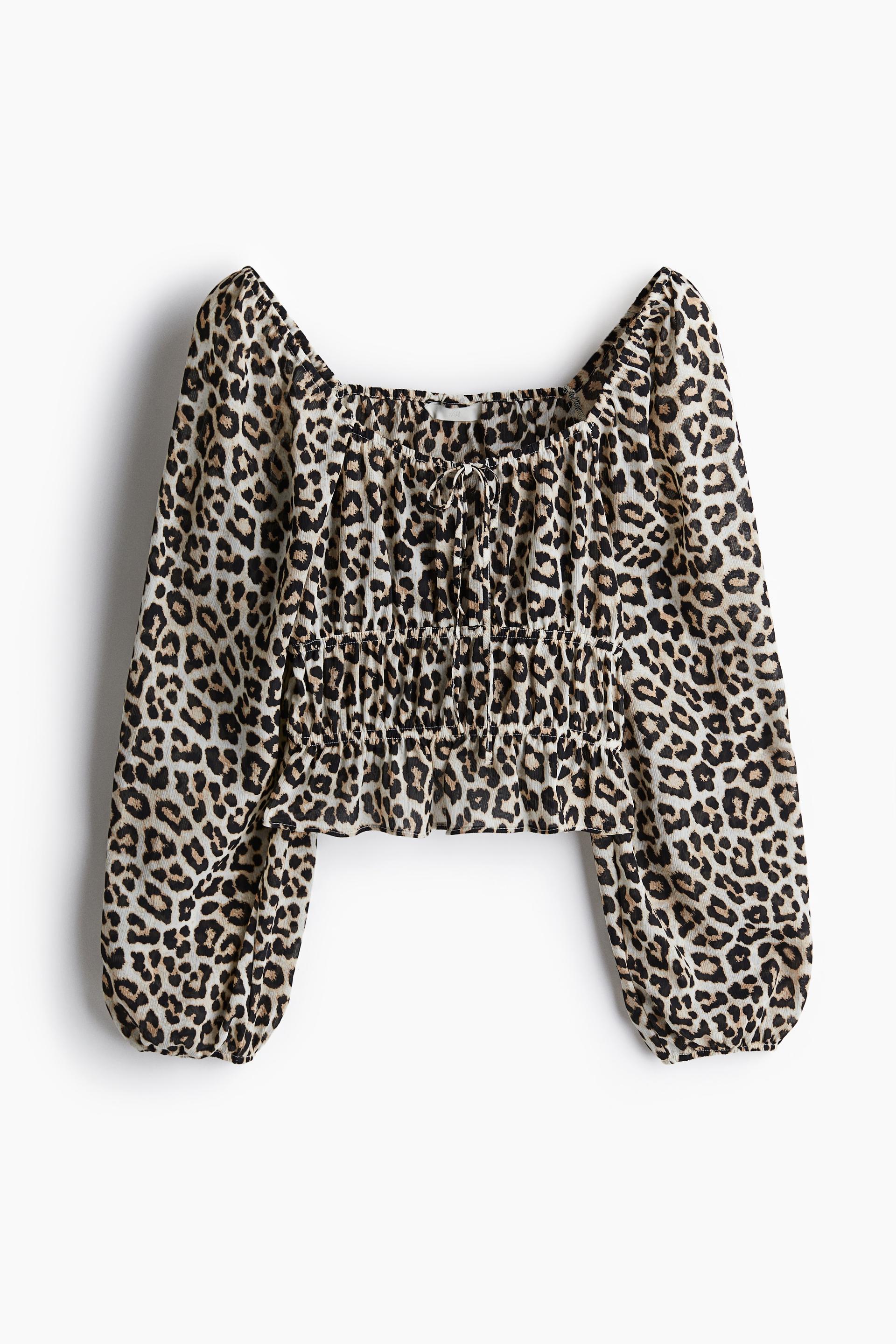crinkled blouse