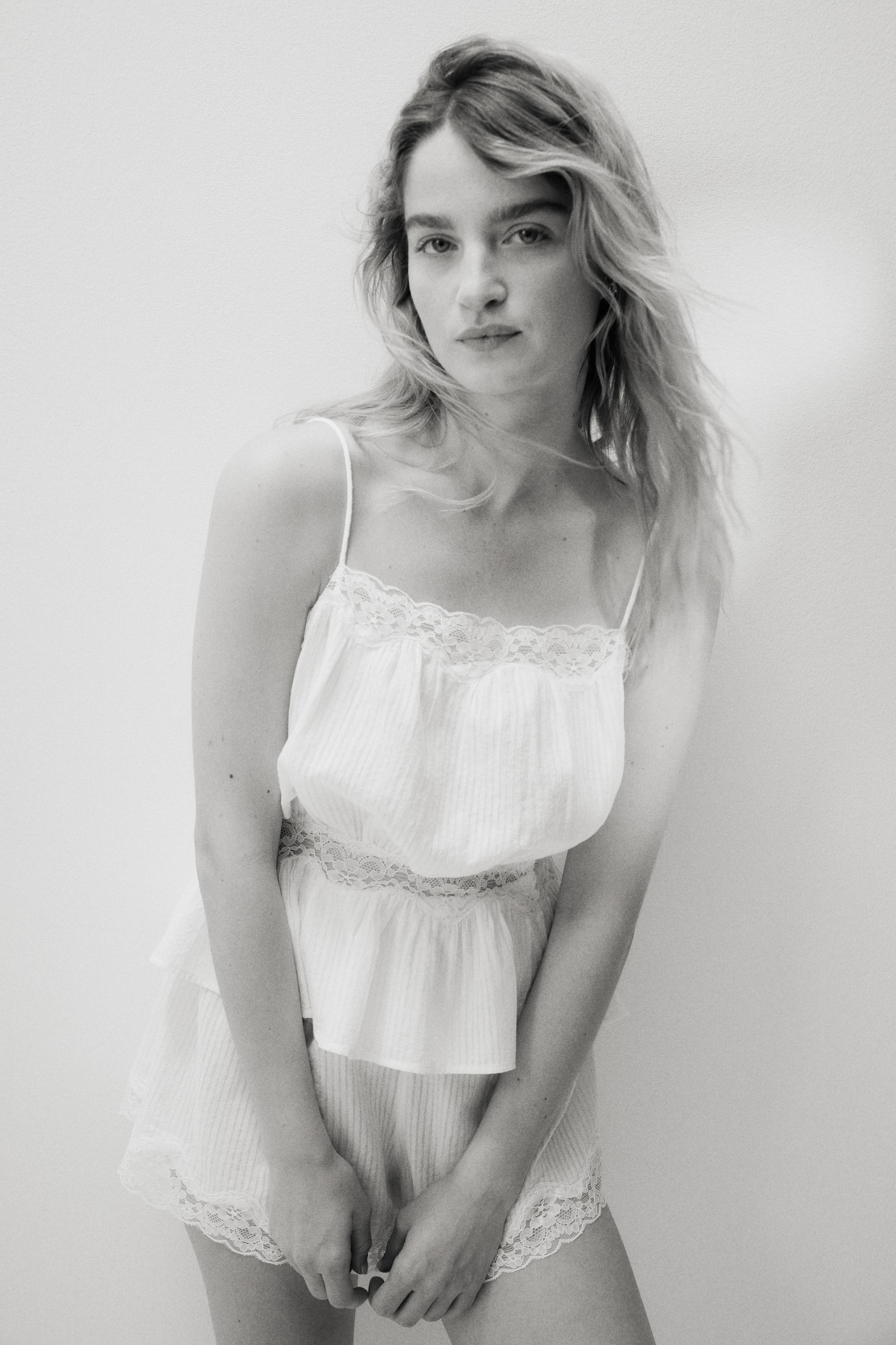 crinkled cotton pajamas