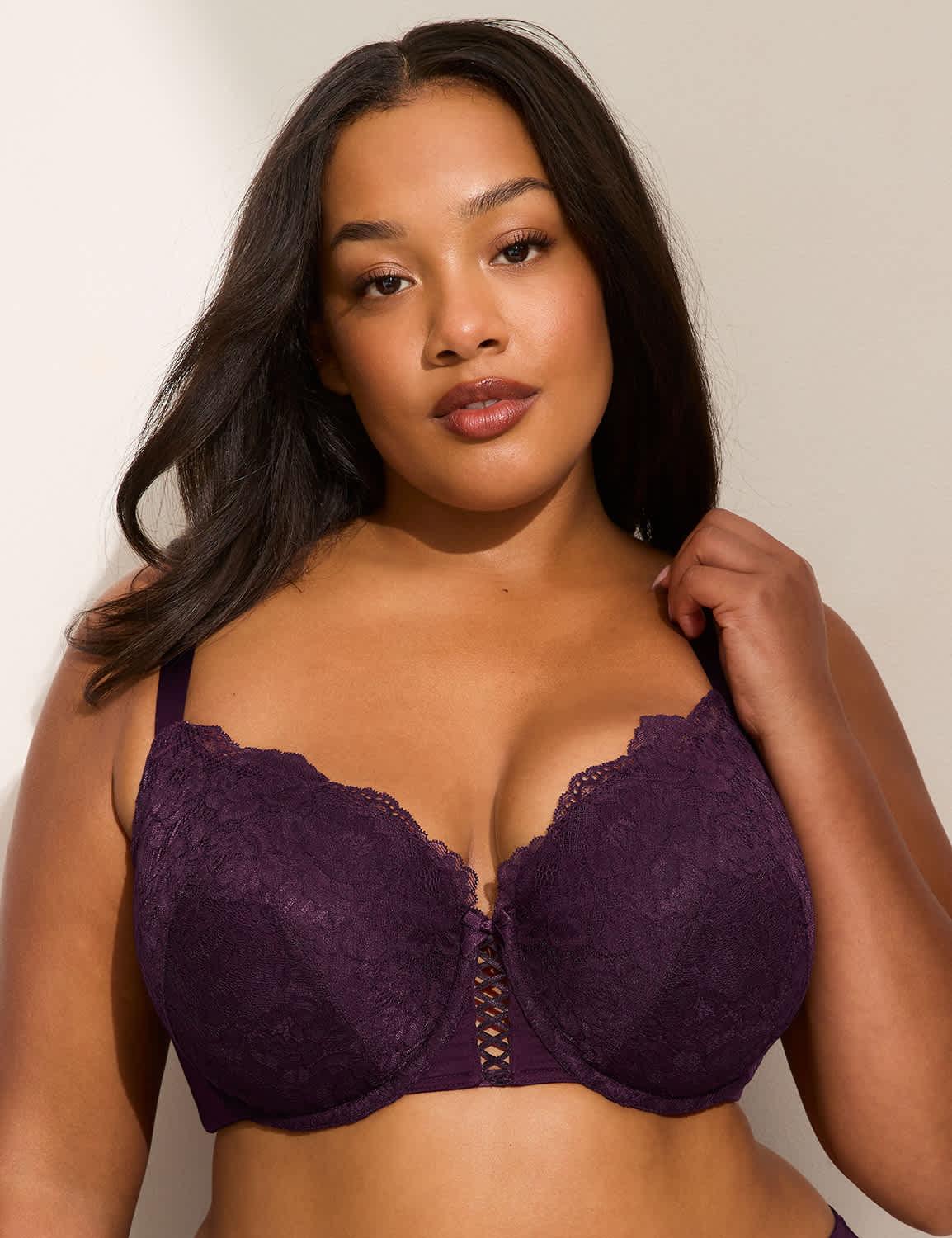 crisscross lace boost balconette bra