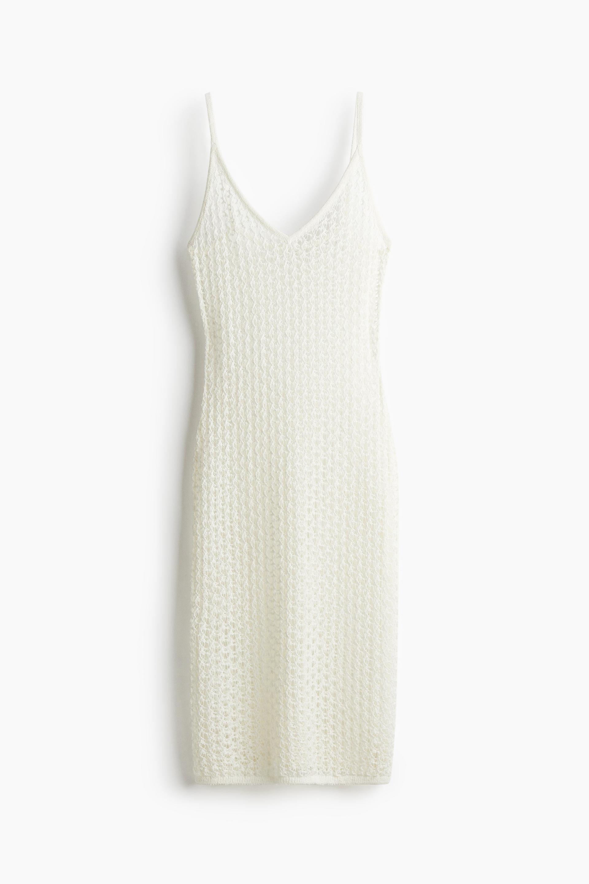 crochet-look beach dress