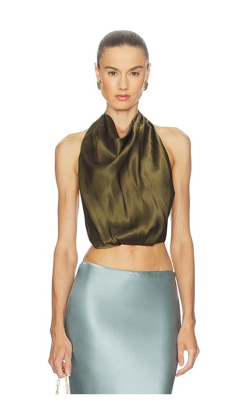 cult gaia adrienne top in olive. - size l (also in m, xl)