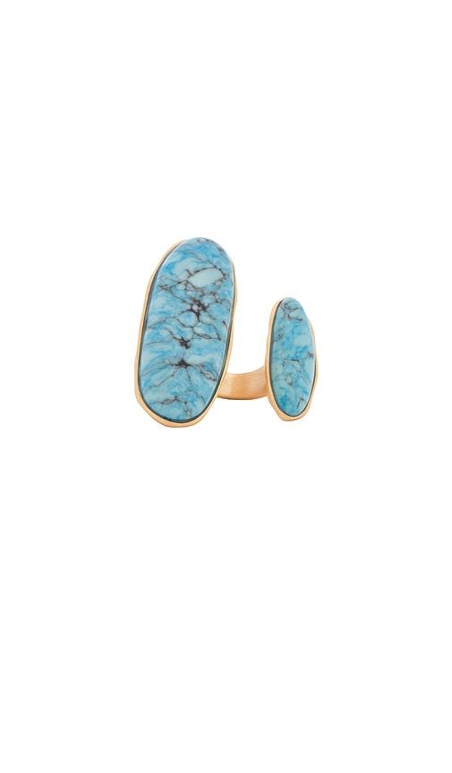 cult gaia ami ring in teal.