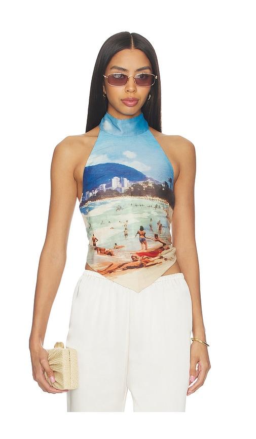 cult gaia bina top in blue. - size 12 (also in 2, 4, 6)