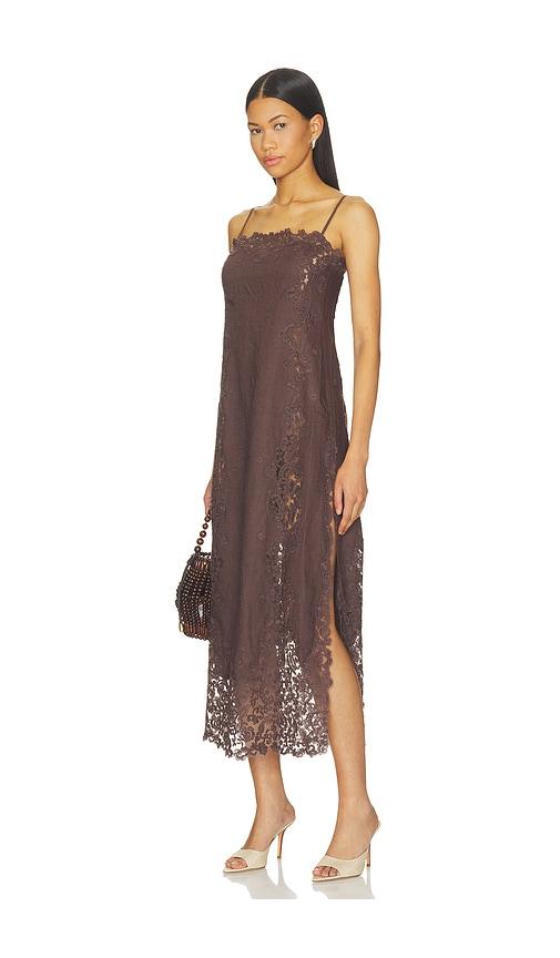 cult gaia brendana dress in brown. - size 0 (also in 2, 4, 8)