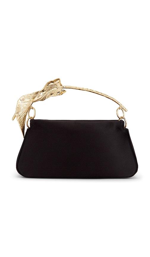 cult gaia calla top handle in black.