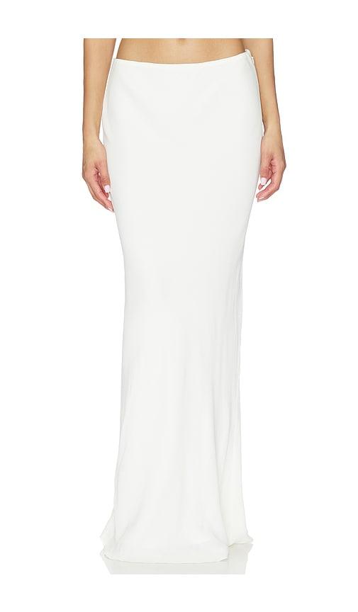 cult gaia chantel skirt in white. - size l (also in xs, xxs)