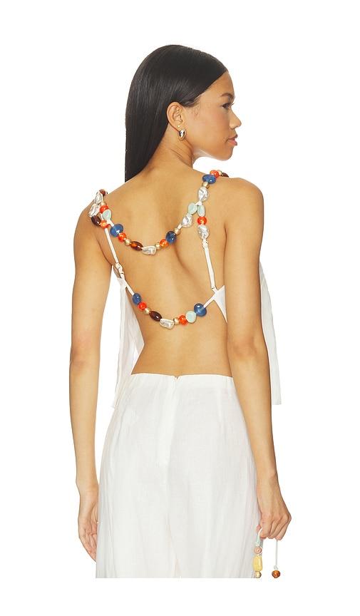 cult gaia eira top in white. - size l (also in m, xs)