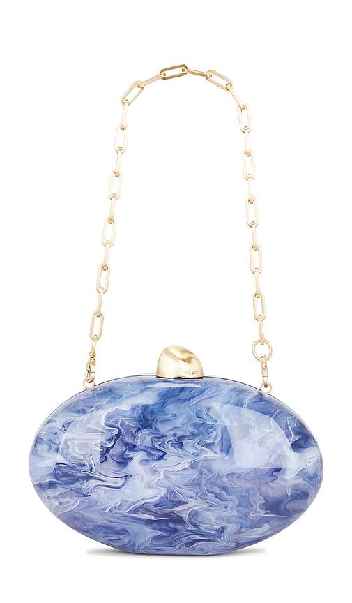cult gaia eviana clutch in multi.