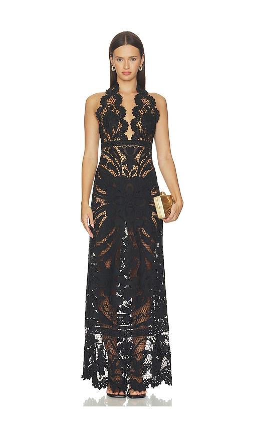 cult gaia gemini gown in black. - size 2 (also in 4, 8)