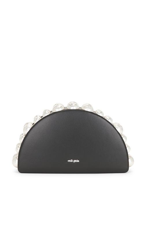 cult gaia gili clutch in black.