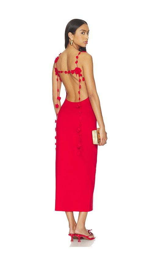 cult gaia giuliana dress in red. - size m (also in xs, s, xl)
