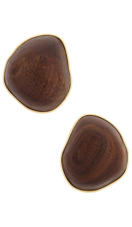 cult gaia ina earring in brown.