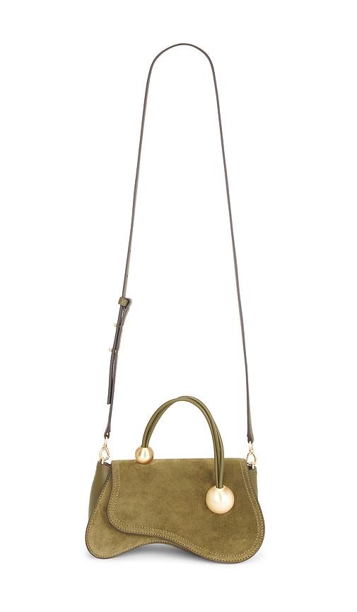 cult gaia kazia crossbody bag in green.
