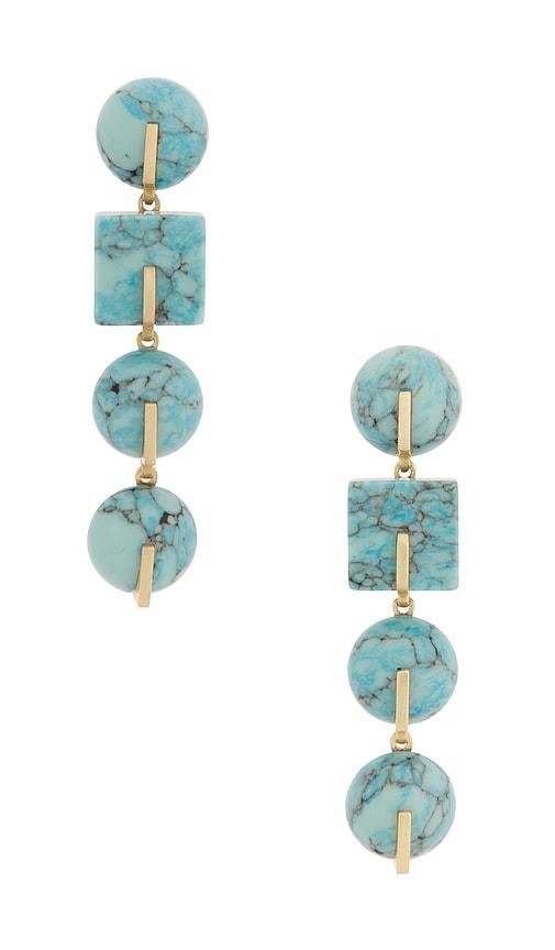 cult gaia laguna earring in teal.