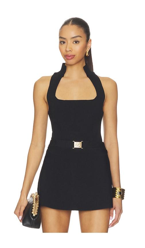 cult gaia lakshmi top in black. - size l (also in xxs, xs, s, m, xl)