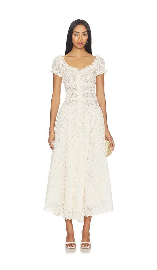 cult gaia leyo dress in cream. - size 12 (also in 4)