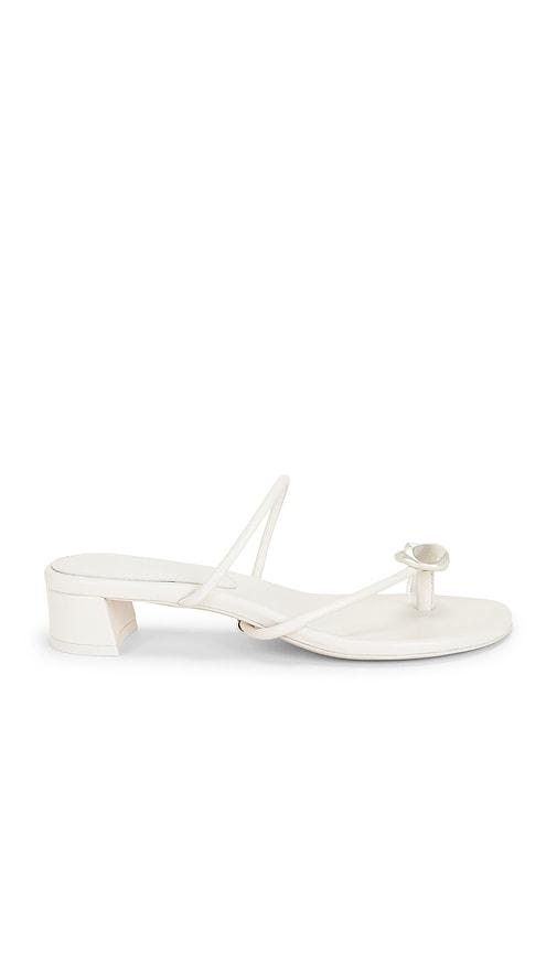 cult gaia luca sandal in white. - size 37 (also in 37.5, 38, 39)