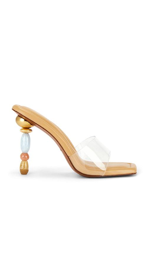 cult gaia mahina sandal in blue,tan. - size 39 (also in 39.5)