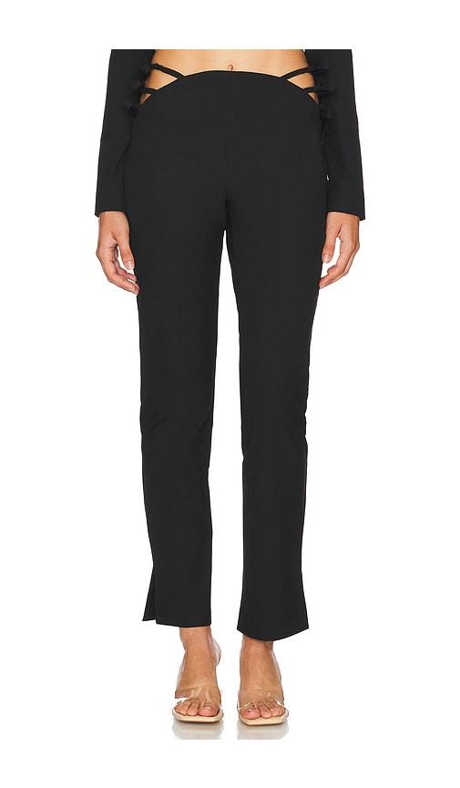 cult gaia malie pant in black. - size 0 (also in 8)