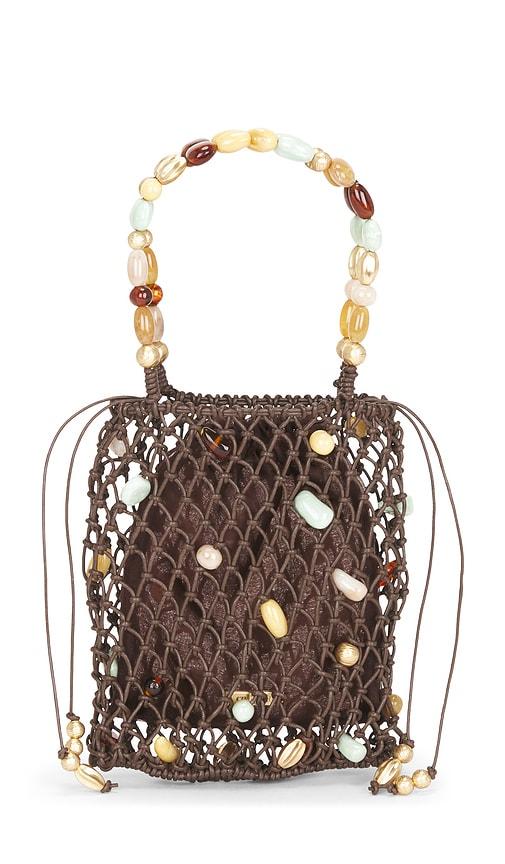 cult gaia mercier mini tote bag in black.