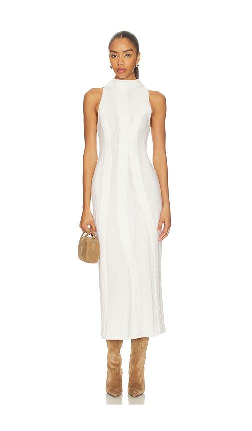 cult gaia mollie dress in white. - size l (also in xs, s, m)