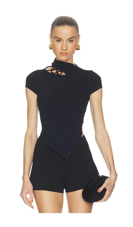 cult gaia nessi top in black. - size m (also in xs, s)