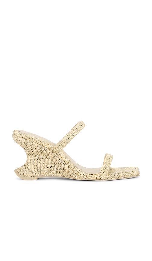 cult gaia raven sandal in neutral. - size 37 (also in 39, 39.5)
