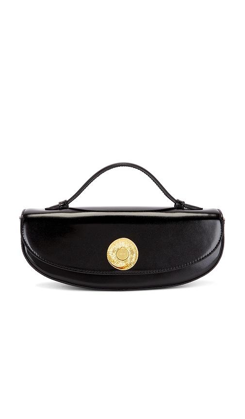 cult gaia ren top handle bag in black.