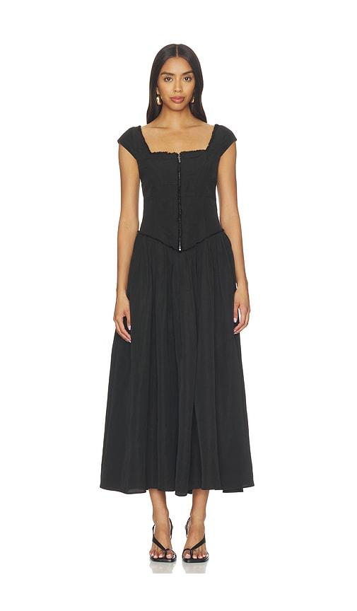 cult gaia solstice dress in black. - size 00 (also in 2, 4, 8, 12)