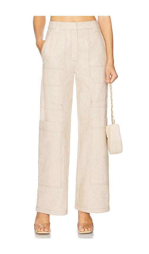 cult gaia wynn pant in neutral. - size 12 (also in 4, 8)