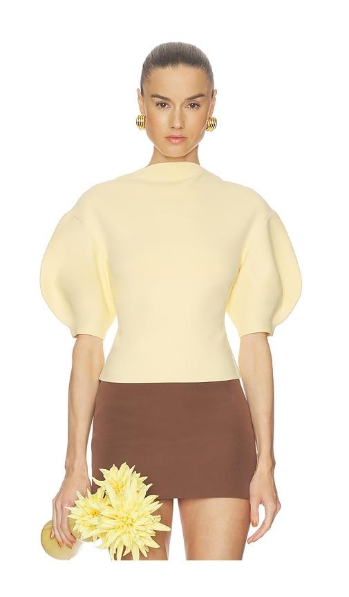 cult gaia xaden top in lemon. - size m (also in xxs, xs, s)