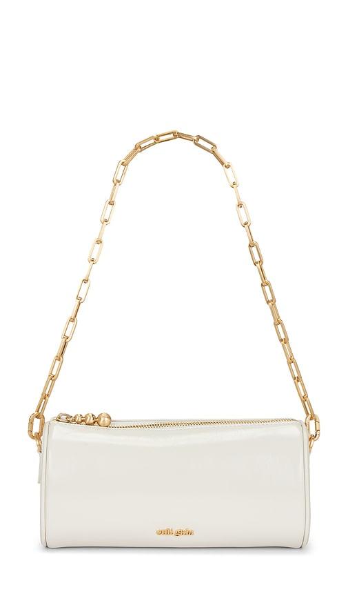 cult gaia zozina shoulder bag in ivory.