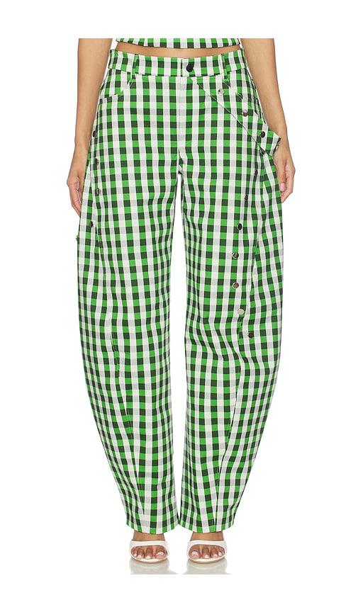 cultnaked barrel pant in green. - size s (also in xs)