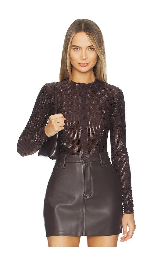cultnaked good girl bodysuit in brown. - size l (also in xs, s, m)