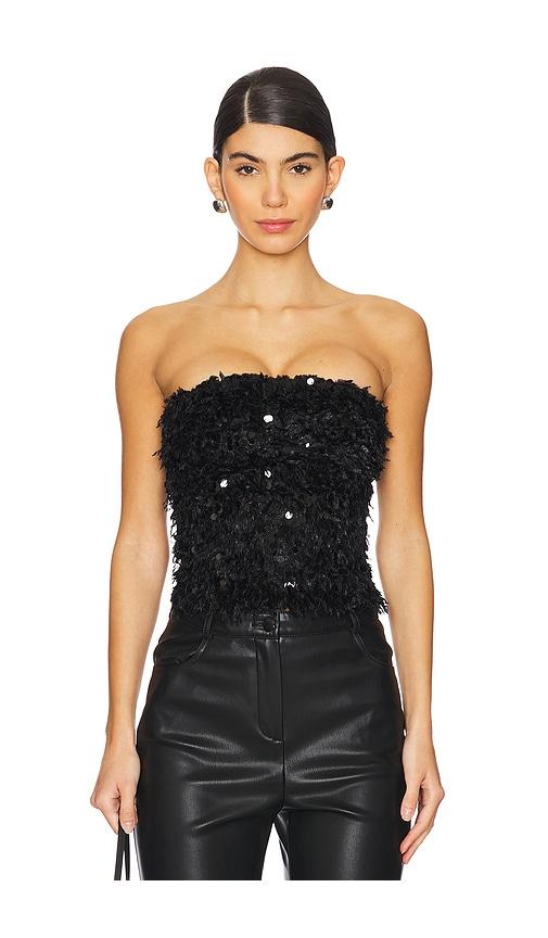 cultnaked power bandeau top in black. - size m (also in xxs, xs, s)