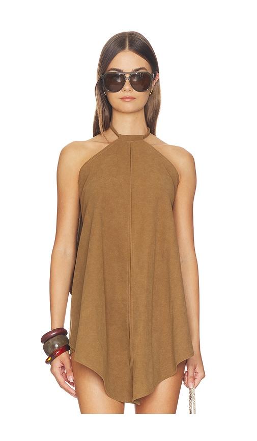 cultnaked slip top in cognac. - size l (also in s, m)