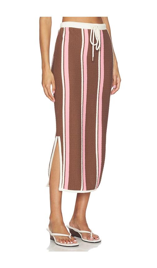 curaae by elliatt cady skirt in brown,pink. - size m (also in s, xs, xl)