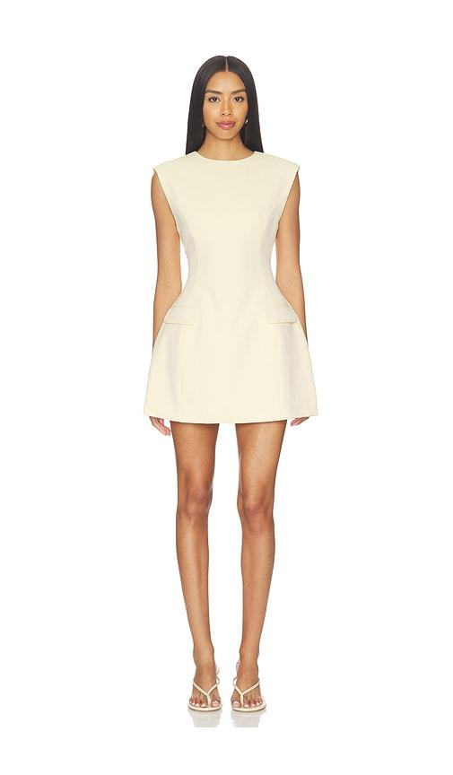 curaae by elliatt cariss mini dress in yellow. - size l (also in s, xs, m)