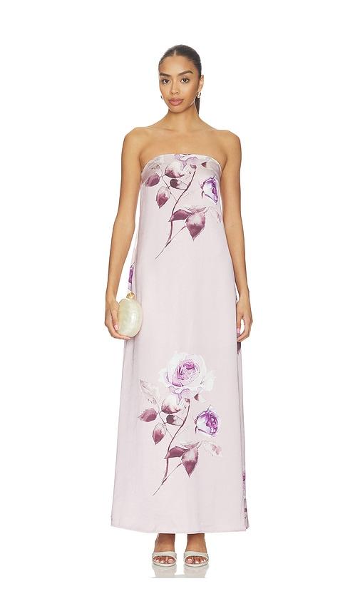 curaae by elliatt gabriel maxi dress in mauve. - size l (also in s, xs)