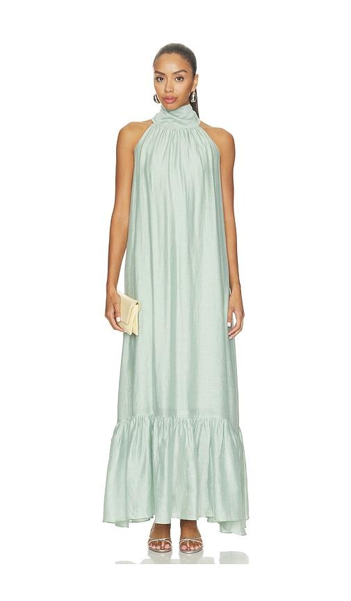 curaae by elliatt isaline maxi dress in sage. - size l (also in m, s, xs)